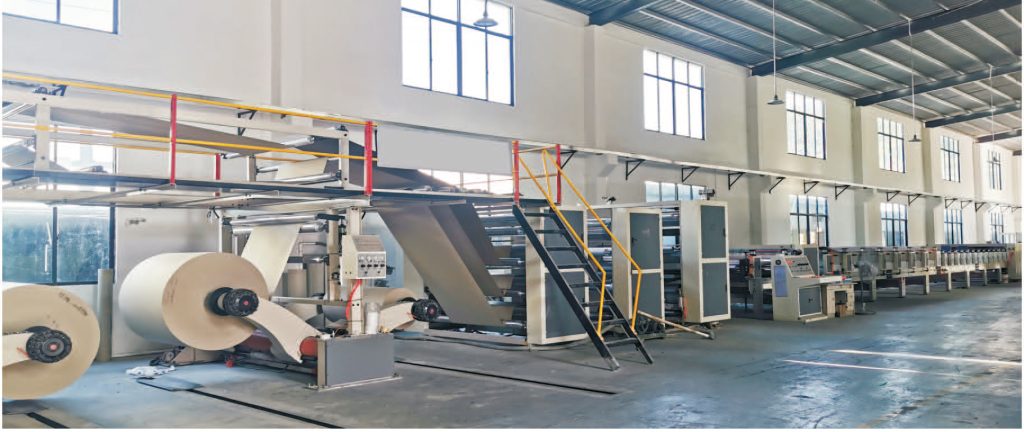 Seven advantages of honeycomb paperboard production line equipment